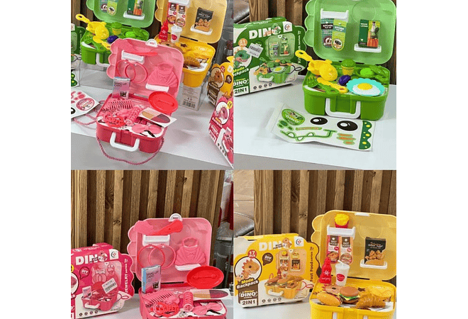 SET DE JUGUETE DINO CON ACCESORIOS DE ACUERDO A SU TEMÁTICA