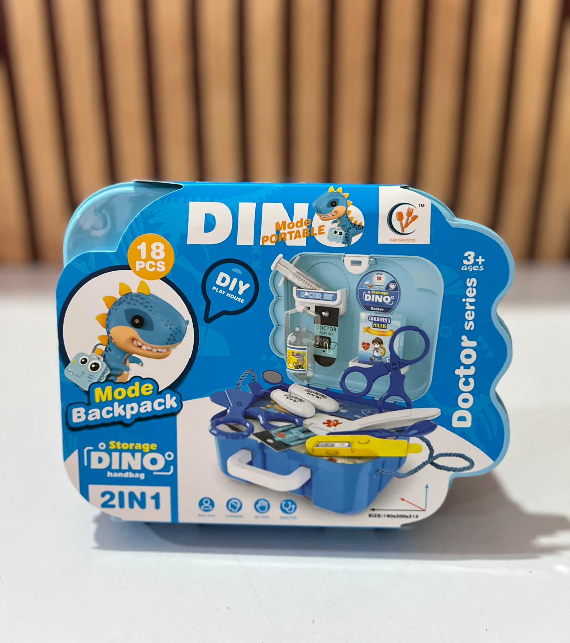 SET DE JUGUETE DINO CON ACCESORIOS DE ACUERDO A SU TEMÁTICA