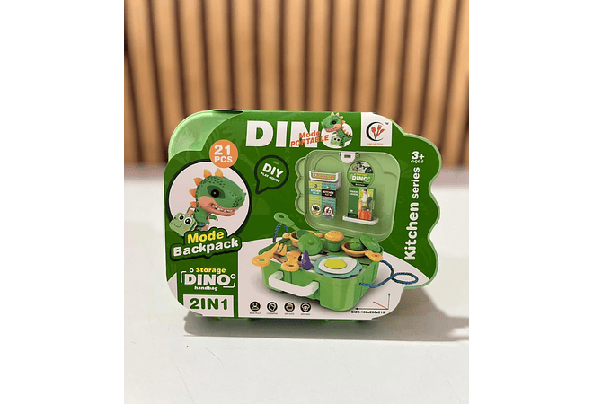 SET DE JUGUETE DINO CON ACCESORIOS DE ACUERDO A SU TEMÁTICA