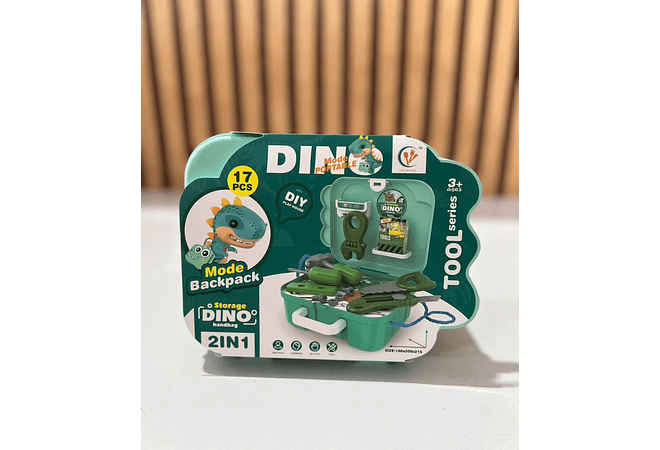 SET DE JUGUETE DINO CON ACCESORIOS DE ACUERDO A SU TEMÁTICA