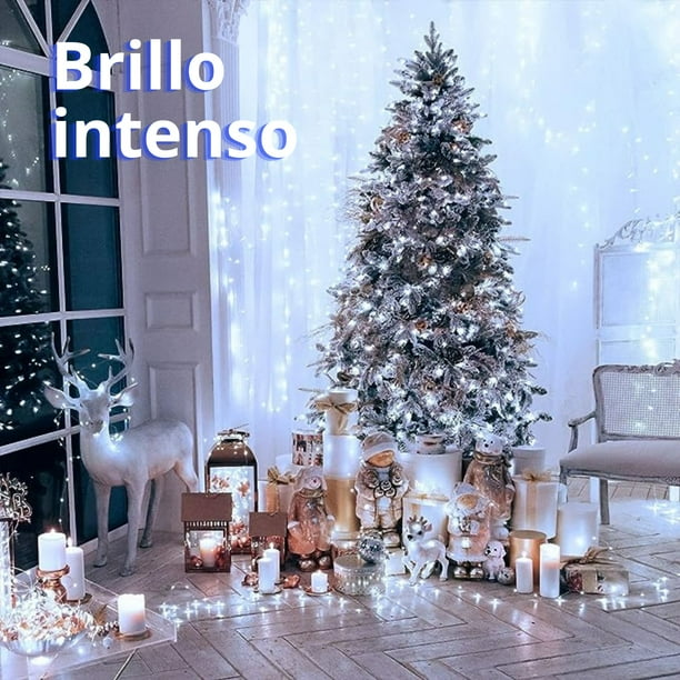 20MTS CON 400 FOQUITOS SERIE DE LUZ LED DE COLORES,  CÁLIDA ó BLANCA MOD#L400A, L400B, Ó L400C-20M