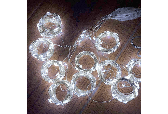 3MTS X 3MTS CORTINA ALAMBRE LUZ LED CON CONTROL USB  MOD#60HZ