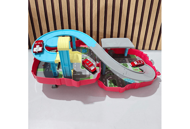 JUGUETE MOCHILA PISTA MOD# 678-611A, 12A, 13A Y 14A