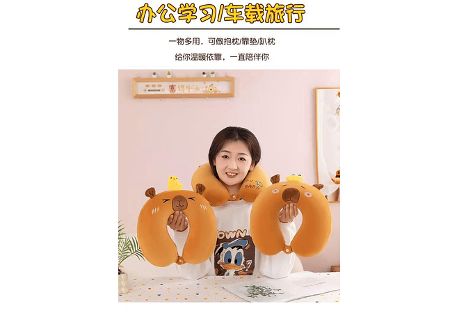 COLLARIN PARA VIAJAR DISEÑO ANIMALITOS