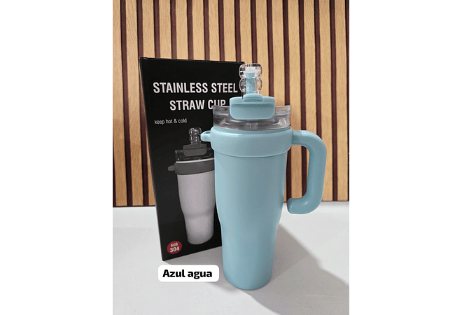 VASO TÉRMICO COLORES LISOS DE 1.35 L CON AGARRADERA (CAJITA NEGRA) MOD# 25 termo 098