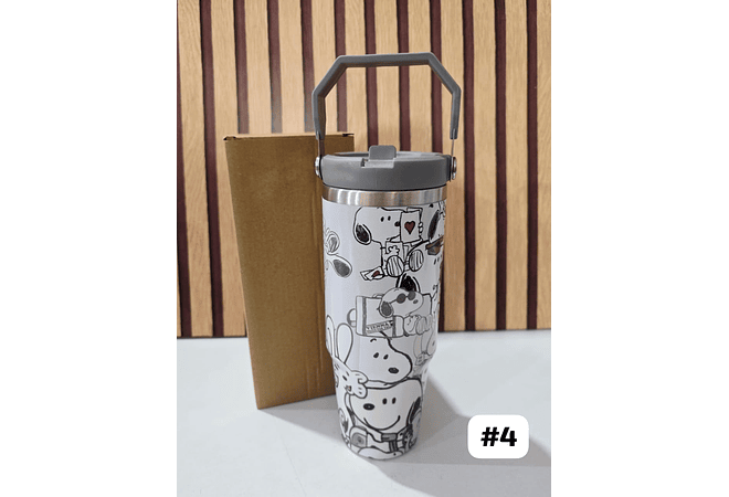 VASO TÉRMICO SNOOPY CON ASA DE 1 L MOD# 25 termo 107