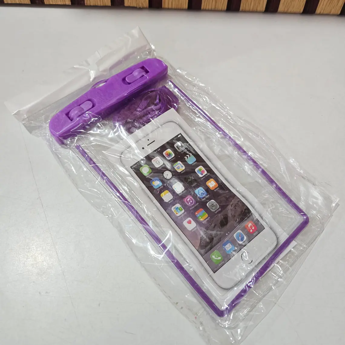 FUNDAS IMPERMEABLES CONTRA EL AGUA(PARA TELÉFONO) MOD# JSL.7001 (3 NEGRA) 3