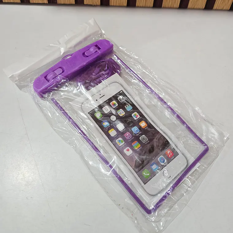 FUNDAS IMPERMEABLES CONTRA EL AGUA(PARA TELÉFONO) MOD# JSL.7001 (3 NEGRA) 3