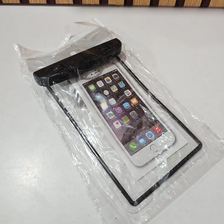 FUNDAS IMPERMEABLES CONTRA EL AGUA(PARA TELÉFONO) MOD# JSL.7001 (3 NEGRA) 5