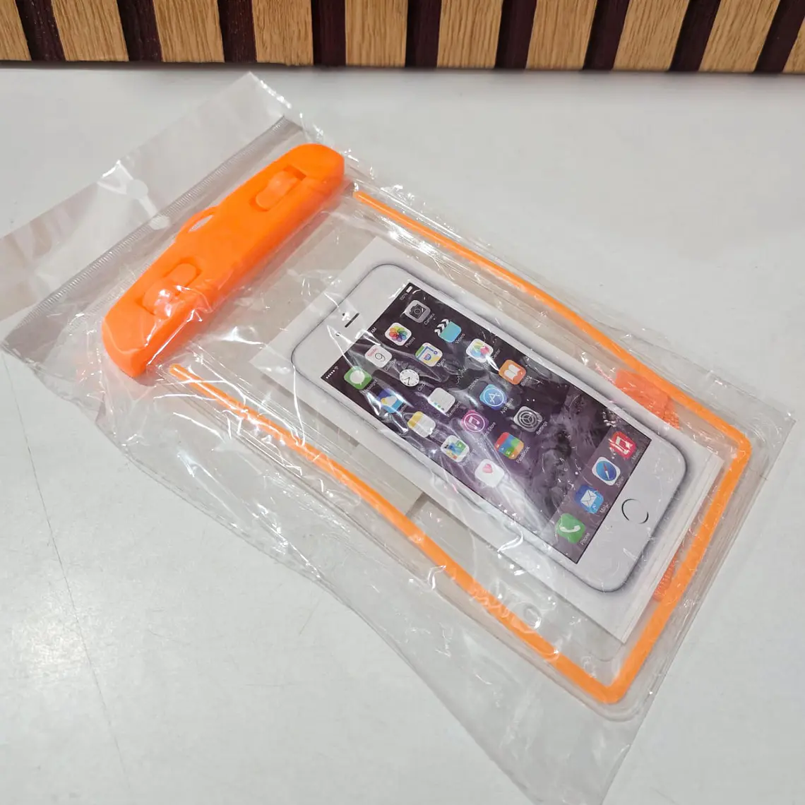 FUNDAS IMPERMEABLES CONTRA EL AGUA(PARA TELÉFONO) MOD# JSL.7001 (3 NEGRA) 6