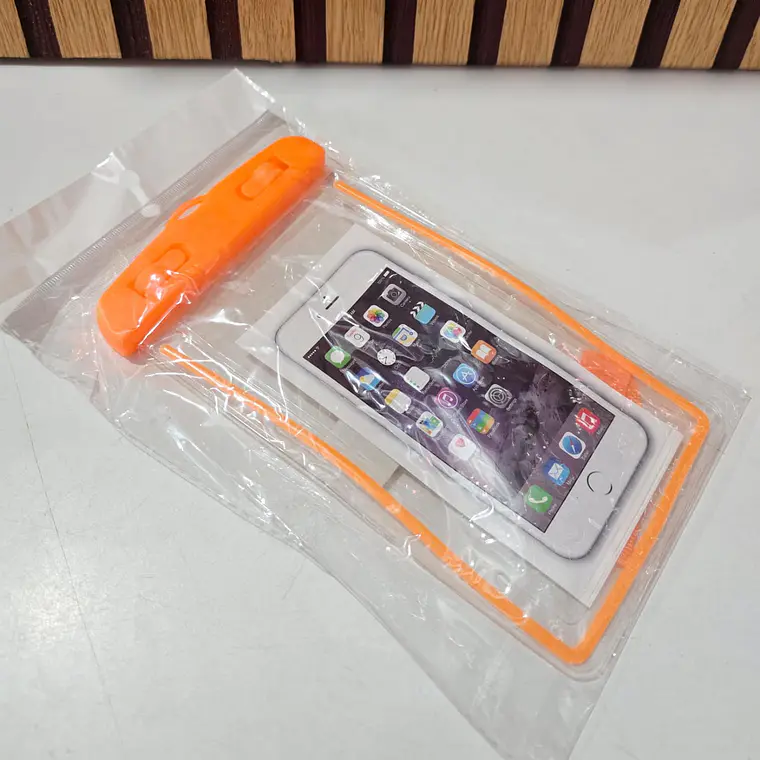 FUNDAS IMPERMEABLES CONTRA EL AGUA(PARA TELÉFONO) MOD# JSL.7001 (3 NEGRA) 6