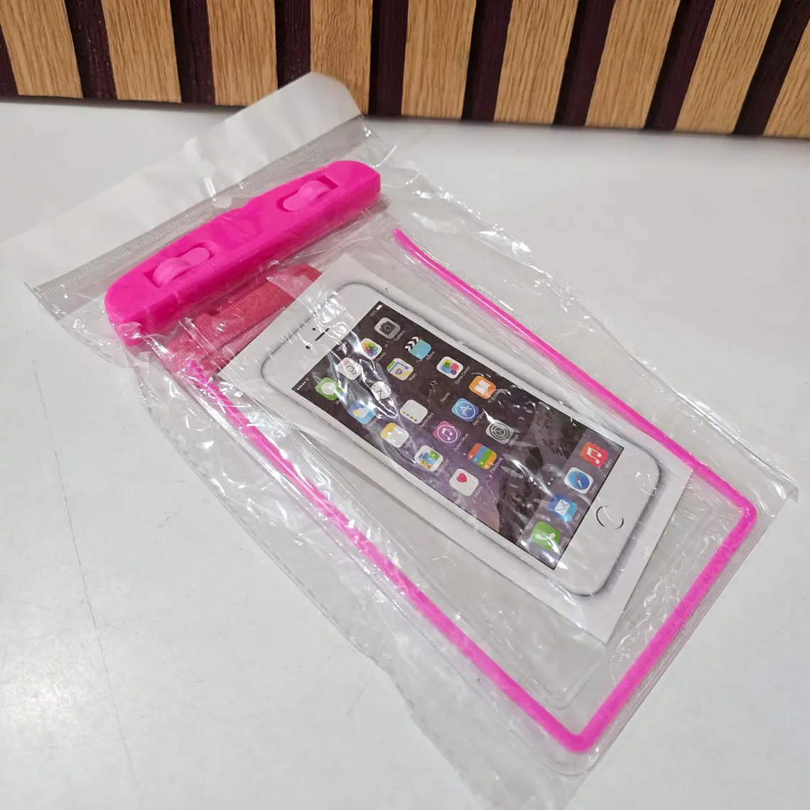 FUNDAS IMPERMEABLES CONTRA EL AGUA(PARA TELÉFONO) MOD# JSL.7001 (3 NEGRA) 7