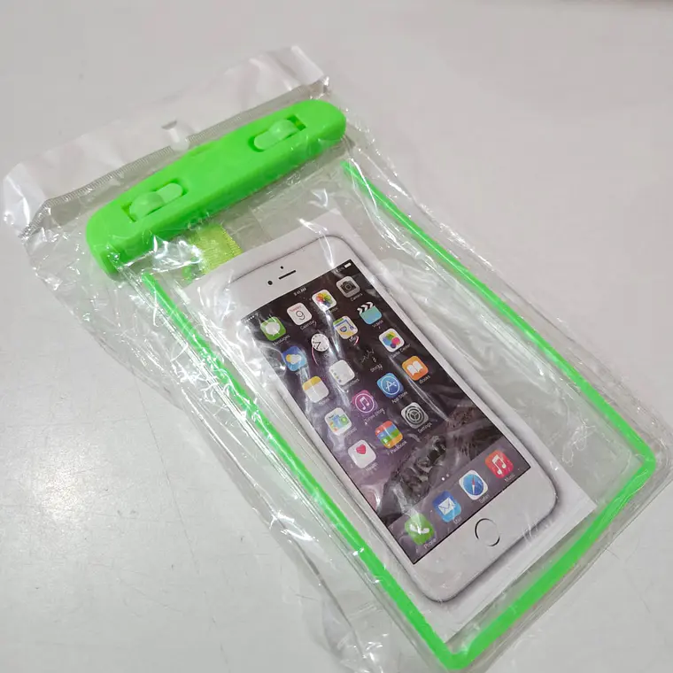 FUNDAS IMPERMEABLES CONTRA EL AGUA(PARA TELÉFONO) MOD# JSL.7001 (3 NEGRA) 9