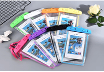 DOCENA DE FUNDAS IMPERMEABLES CONTRA EL AGUA(PARA TELÉFONO) MOD# JSL.7001 (3 NEGRA)