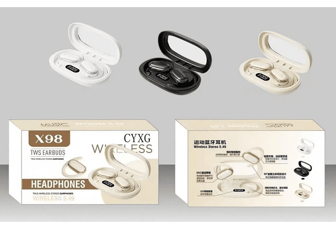 AUDÍFONOS X98 MOD# TWS-6504