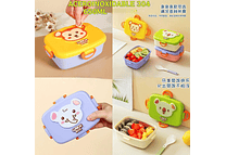 TUPPER TÉRMICO LUNCH BOX DISEÑO ANIMALITOS (610 ML) MOD# FG-095🥗