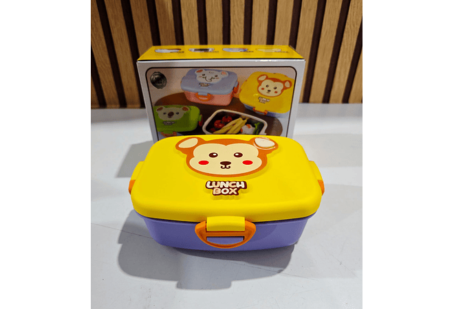 TUPPER TÉRMICO LUNCH BOX DISEÑO ANIMALITOS (610 ML) MOD# FG-095🥗
