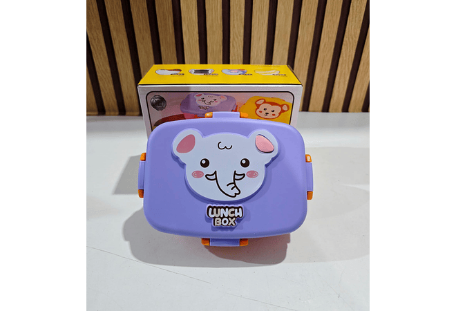 TUPPER TÉRMICO LUNCH BOX DISEÑO ANIMALITOS (610 ML) MOD# FG-095🥗