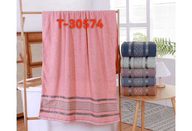 TOALLA PARA BAÑO/NUEVO MODELO (CIRCULOS) MOD# T-30574