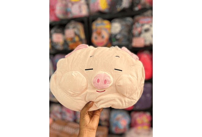 2 EN 1 ALMOHADA/FRAZADA DISEÑO CERDITO  🐷
