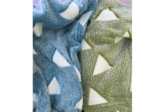 FRAZADA MÁGICA BRILLA EN LA OSCURIDAD