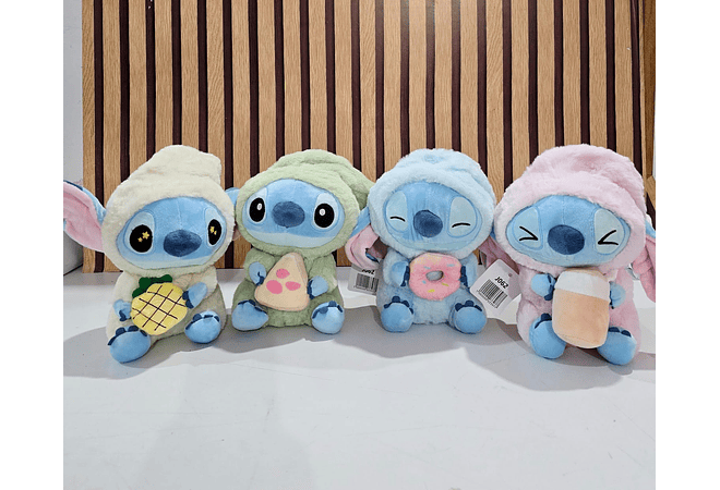 PELUCHE STITCH DISEÑO COMIDA O FRUTA MOD# JO62🍕🍩🍍