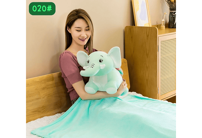 PELUCHE ELEFANTE CON FRAZADA MOD# 020 🐘