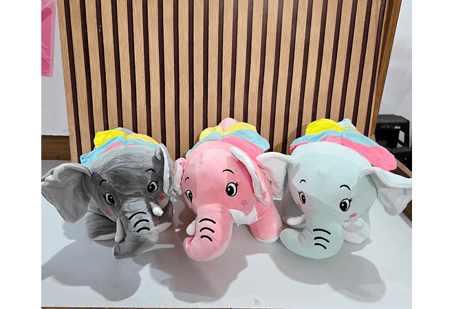 PELUCHE ELEFANTE CON FRAZADA MOD# 020 🐘