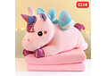 PELUCHE UNICORNIO CON FRAZADA MOD# 023🦄