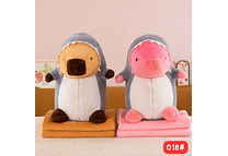 PELUCHE DISEÑO TIBURÓN CON FRAZADA MOD# 018 🦈🥰