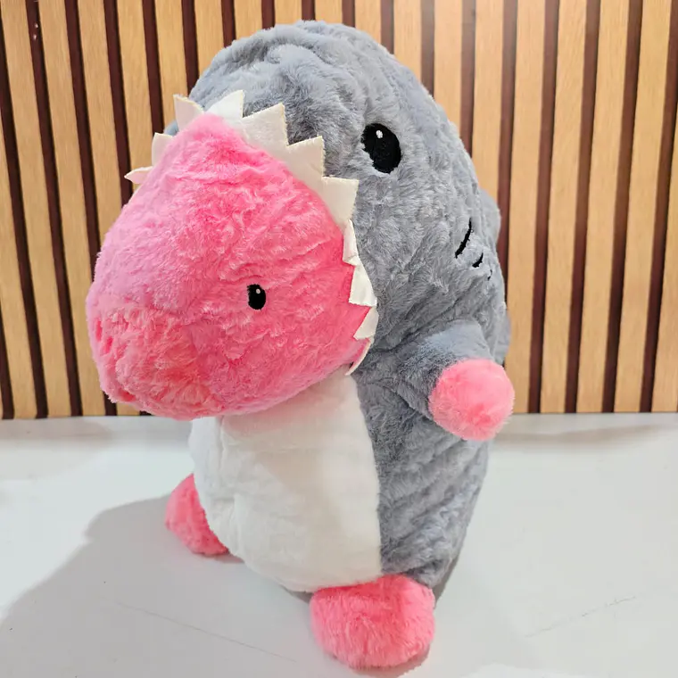 PELUCHE DISEÑO TIBURÓN CON FRAZADA MOD# 018 🦈🥰 6