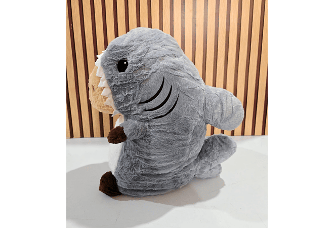 PELUCHE DISEÑO TIBURÓN CON FRAZADA MOD# 018 🦈🥰