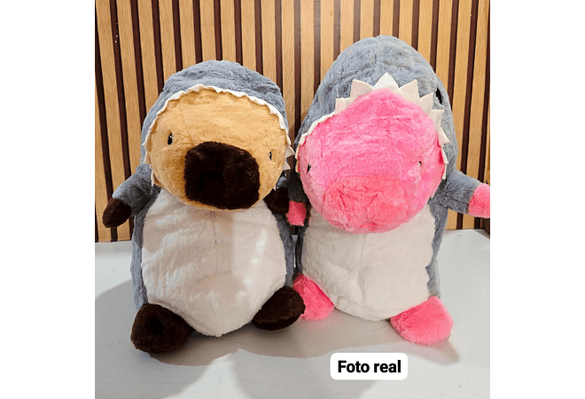 PELUCHE DISEÑO TIBURÓN CON FRAZADA MOD# 018 🦈🥰