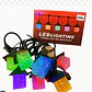 GUIRNALDAS/FAROLES LUZ CALIDA O COLOR (LED LIGHTING)MOD# TS-5018CAL Y 18C 🎅🏻🎄 - Miniatura 1