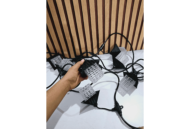 GUIRNALDAS/FAROLES LUZ CALIDA O COLOR (LED LIGHTING)MOD# TS-5018CAL Y 18C 🎅🏻🎄