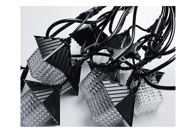 GUIRNALDAS/FAROLES LUZ CALIDA O COLOR (LED LIGHTING)MOD# TS-5018CAL Y 18C 🎅🏻🎄