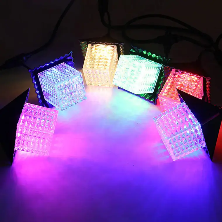 GUIRNALDAS/FAROLES LUZ CALIDA O COLOR (LED LIGHTING)MOD# TS-5018CAL Y 18C 🎅🏻🎄 8