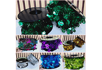 20 MTS ROLLO DE ESCARCHA VARIOS COLORES  Y MODELOS 🎄🥳🎅🏻✨