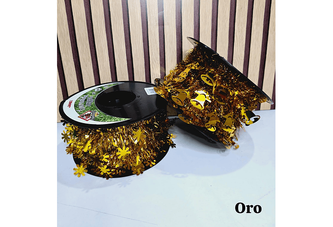 20 MTS ROLLO DE ESCARCHA VARIOS COLORES  Y MODELOS 🎄🥳🎅🏻✨