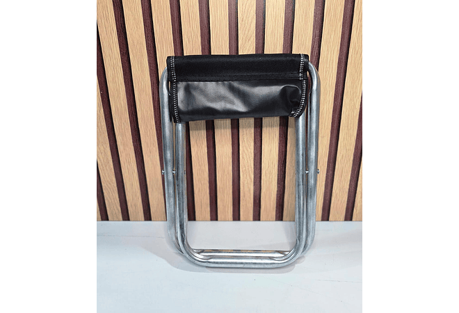 BANCO NEGRO PLEGABLE (PEQUEÑO) MOD# HWY-0402🪑