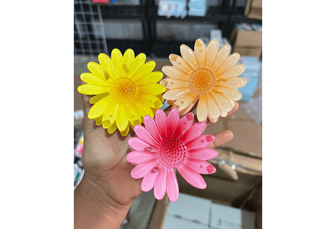 DOCENA DE PINZAS HAWAIANA PARA EL CABELLO VARIOS MODELOS🌸🌺🪻