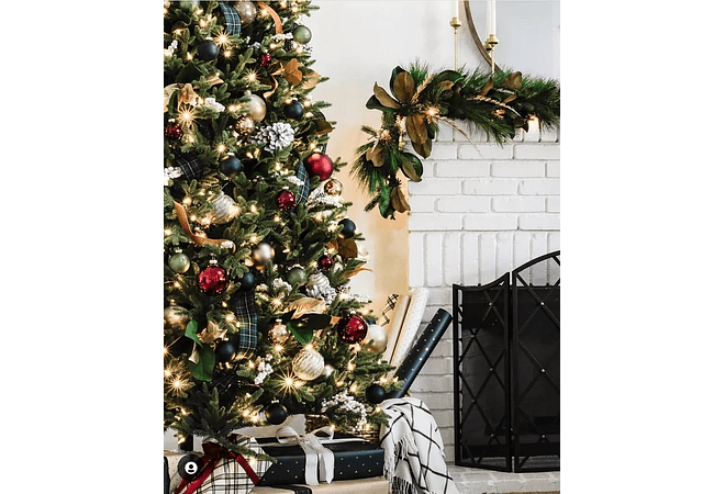 CAJITA CON 6 ESFERAS NAVIDEÑAS MOD# N2628-6X82🎄✨