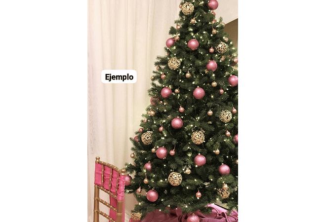 CAJITA CON 16 ESFERAS LISAS Y DECORADAS MOD# N2418-4X58  🎄✨🥰