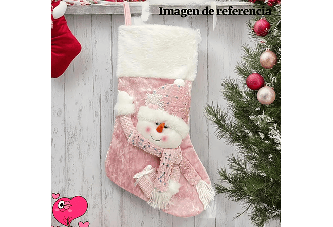 🩷BOTA NAVIDEÑA COLOR ROSA MOD# N141-5761  🩷