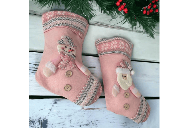 🩷BOTA NAVIDEÑA COLOR ROSA MOD# N141-5761  🩷