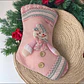 🩷BOTA NAVIDEÑA COLOR ROSA MOD# N141-5761  🩷 - Miniatura 5