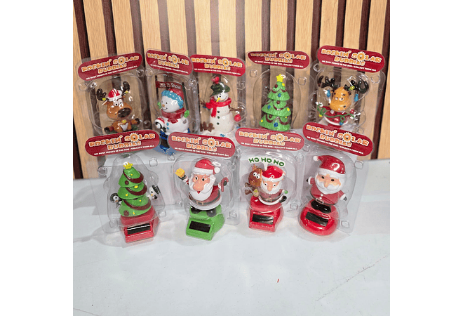 ✨ MUÑECOS BAILARINES SOLARES DISEÑOS AL AZAR MOD# 22801 🌲☃️