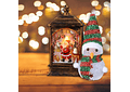 LAMPARITA MUÑECO DE NIEVE MOD# 6143-2🌨️☃️🌲 PAQ DE 3 LAMPARITAS