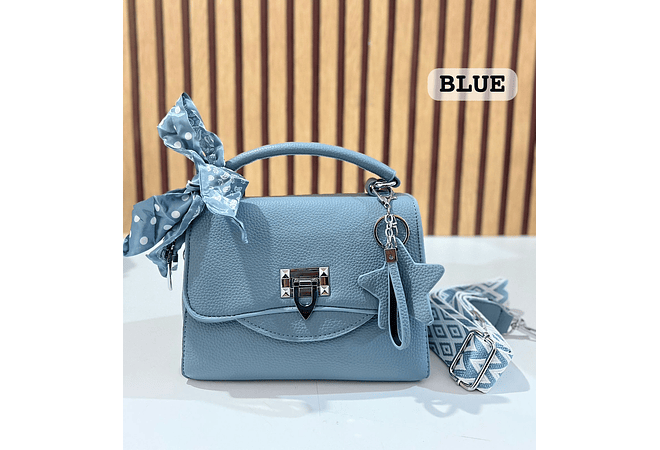 CROSS BODY CON COLGANTE LLAVERITO ESTRELLA MOD# Y805 💫⭐