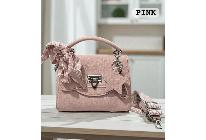 CROSS BODY CON COLGANTE LLAVERITO ESTRELLA MOD# Y805 💫⭐